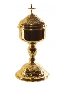 Pisside ottone decorato 