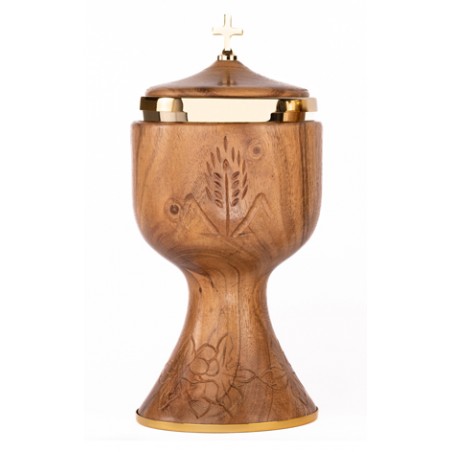 Pisside in legno di Acacia  